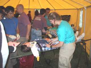 Patient treatment (Dr. Jon Jui supervising)
